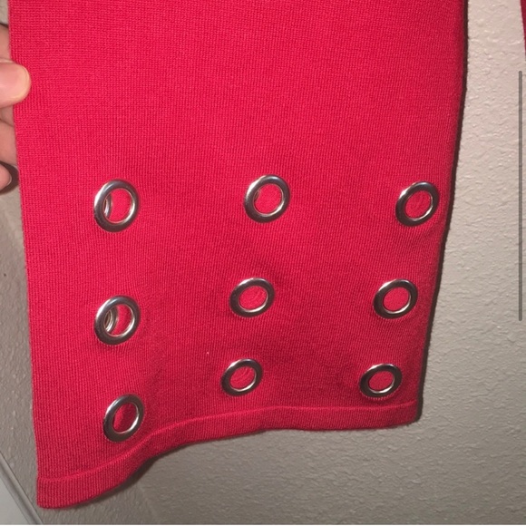 Carmen Marc Valvo Scarlet Ruby Sweater Size XL NWT - Picture 4 of 8